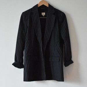 Navy Blue Stripped Blazer